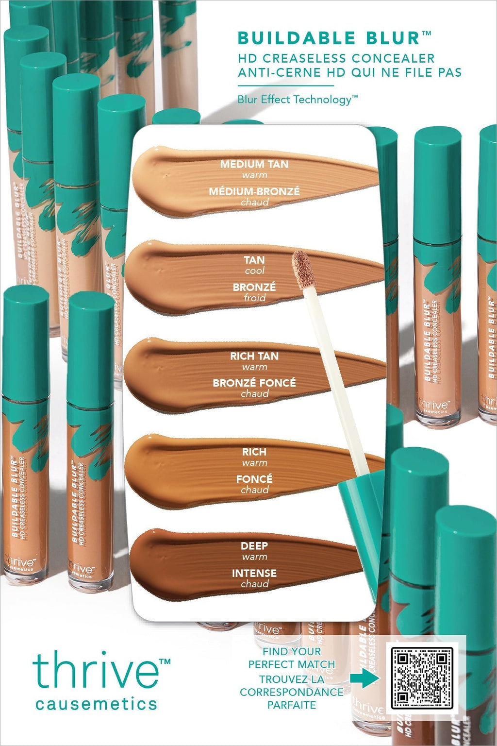 Buildable Blur™ Concealer Sample: Medium Tan to Deep Shades